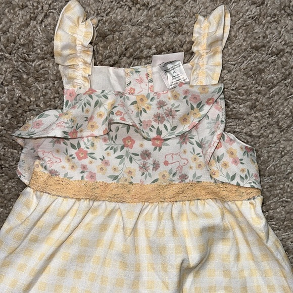 Little Lass NWOT sleeveless floral dress size 6x - Picture 2 of 4